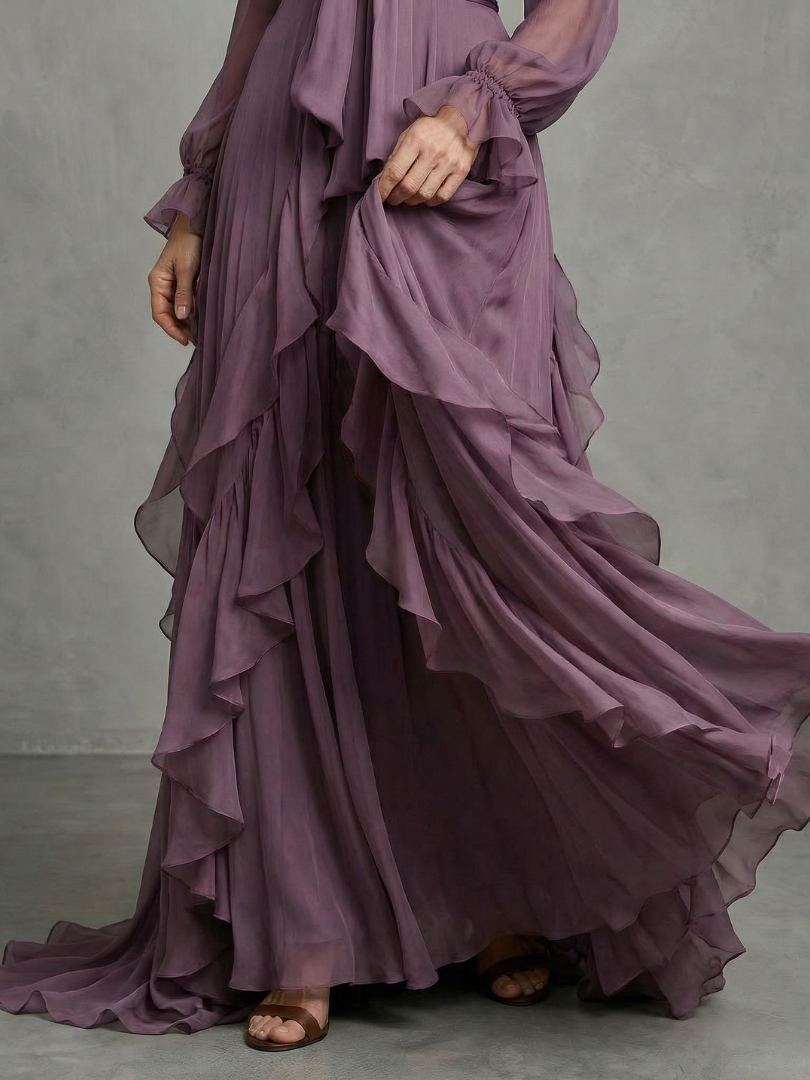 Camila | Tie-Neck Maxi Dress