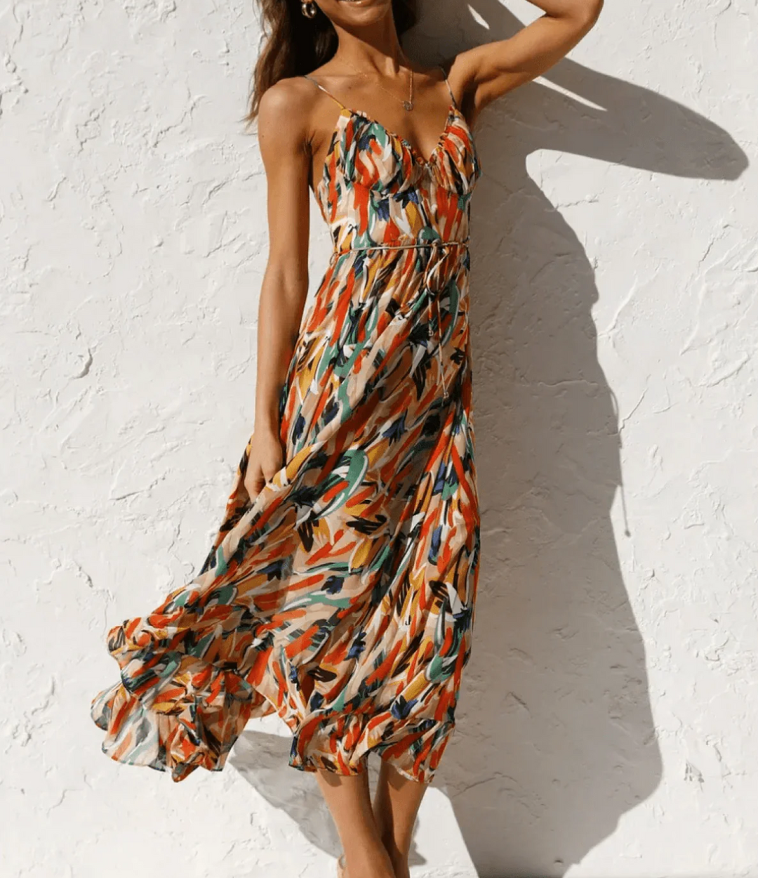 Jasmine | Shimmering Midi Dress