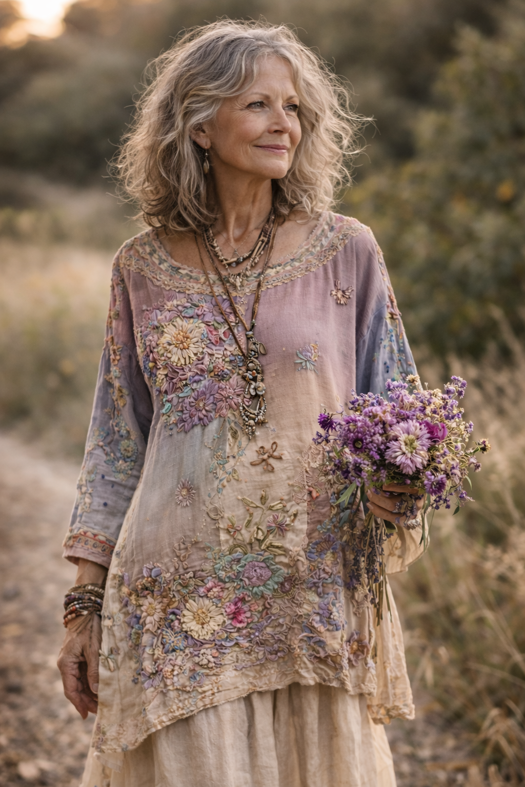 Nora | Embroidered Boho Dress