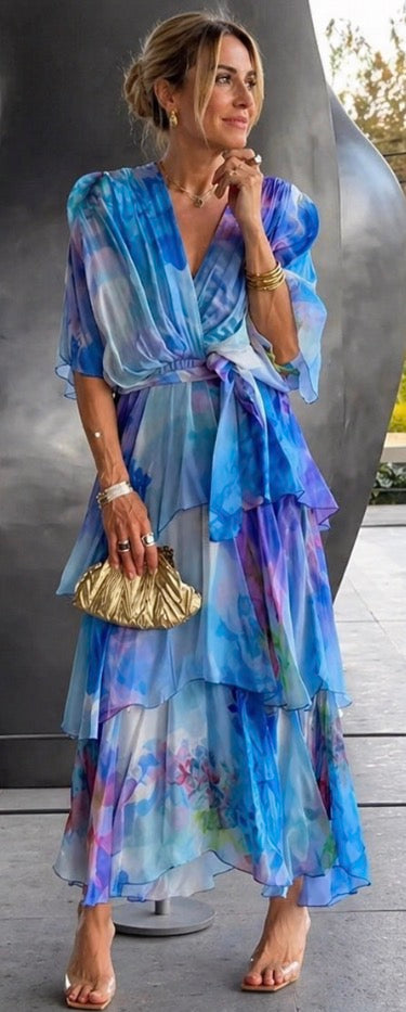 Naomi | Layered Floral Sundress