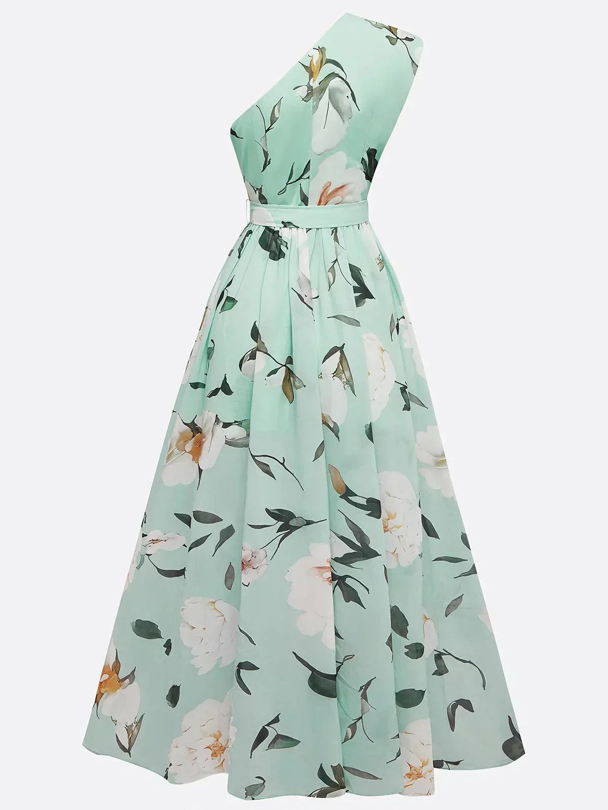 M&H | One-Shoulder Maxi Dress