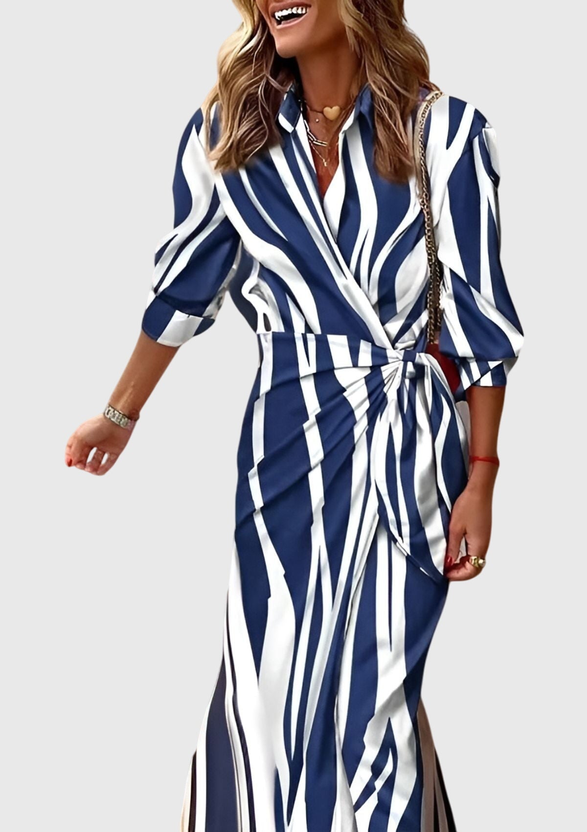Harper | Printed Wrap Dress