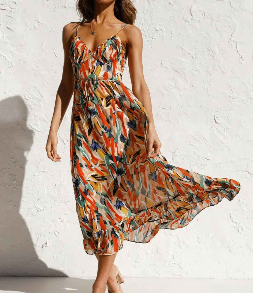 Jasmine | Shimmering Midi Dress