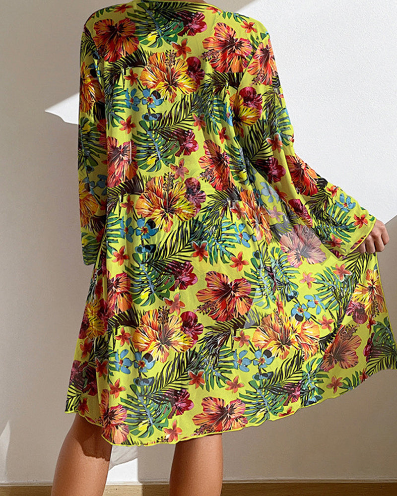 Aaliyah | Bikini Set with Floral Skirt