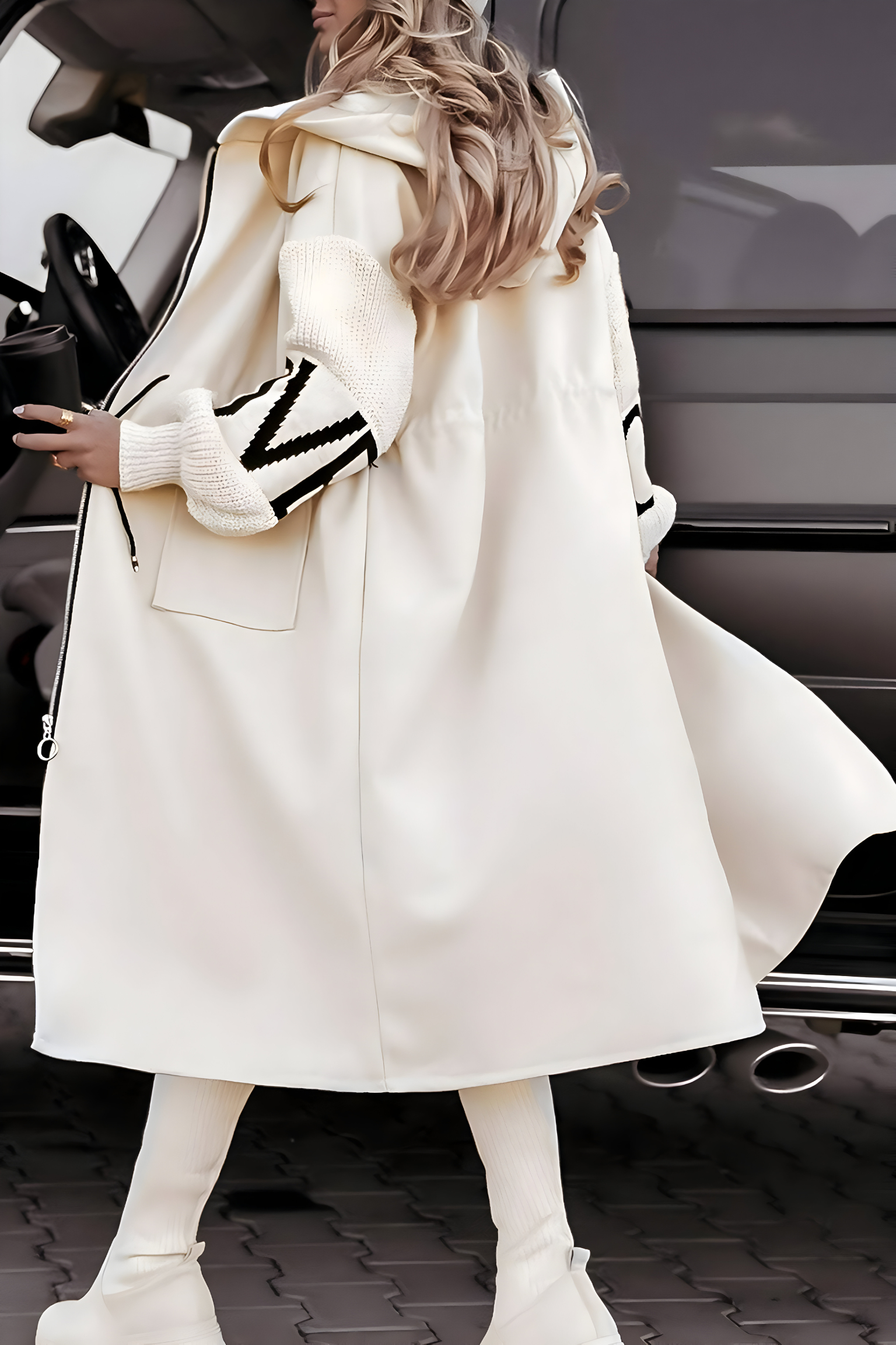 Hooded Knit Coatigan
