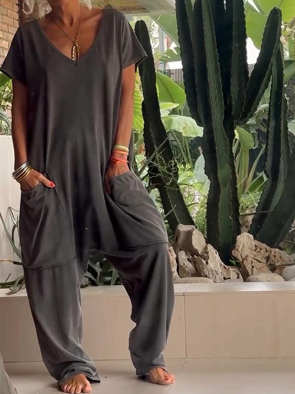 Ayla V-neck Jumpsuit
