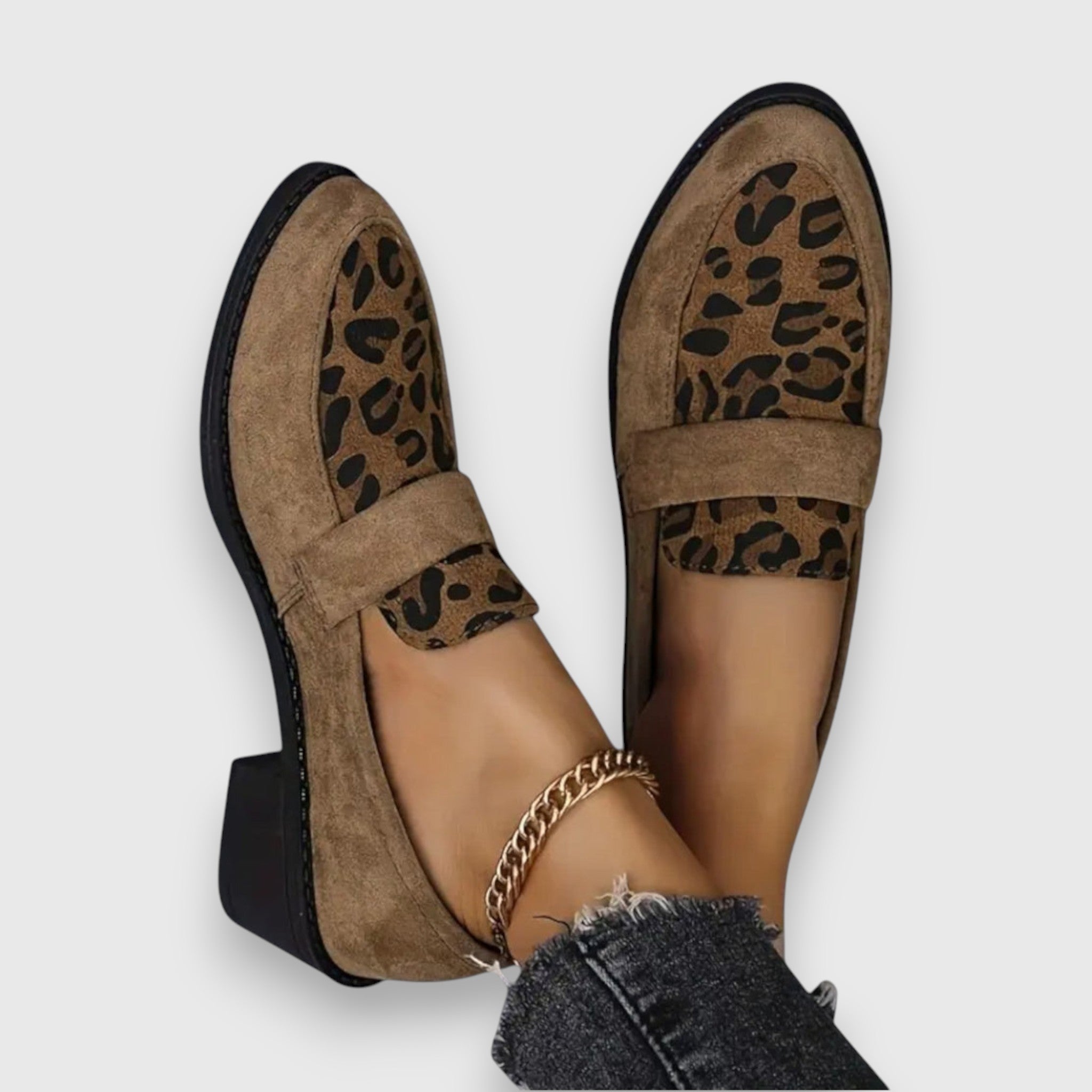 Riley | Leopard Print Sneakers