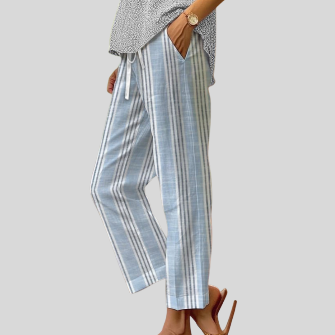 Maya | Elastic-Waist Draped Pants