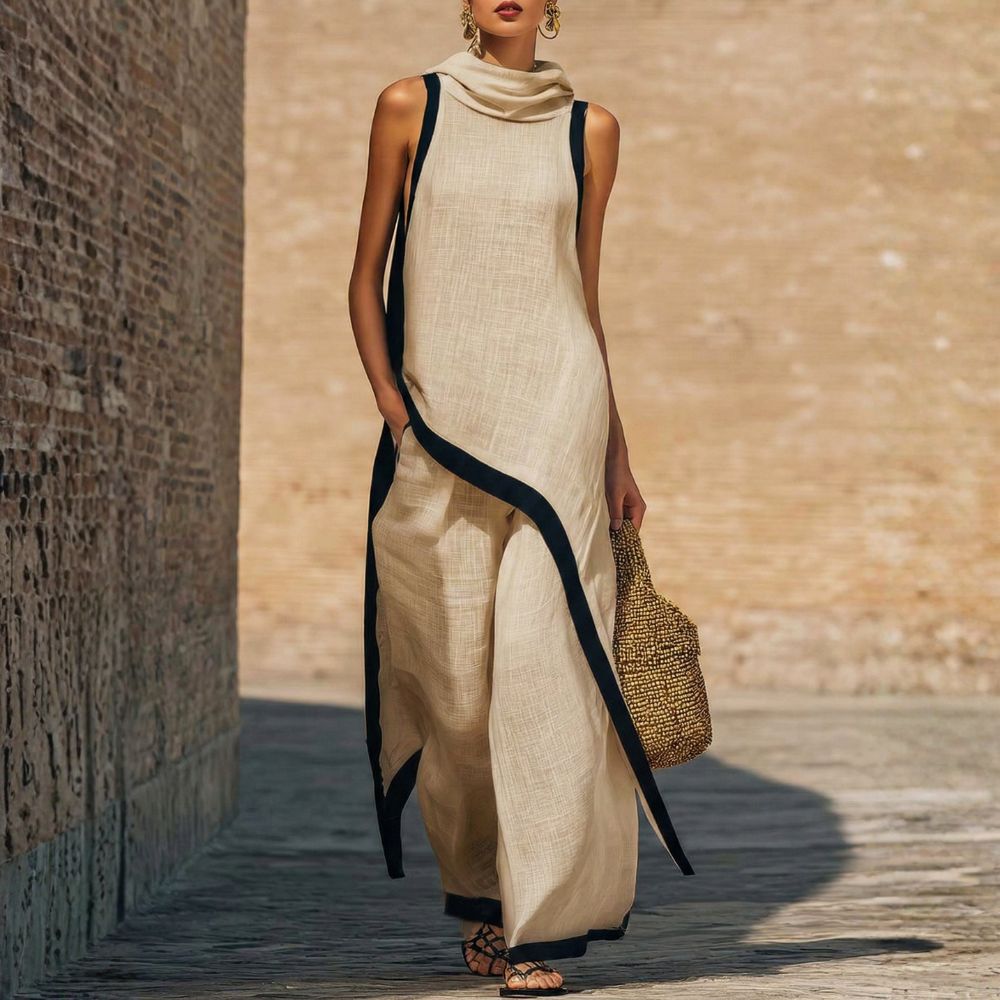 LEONORA | ELEGANT LINEN JUMPSUIT