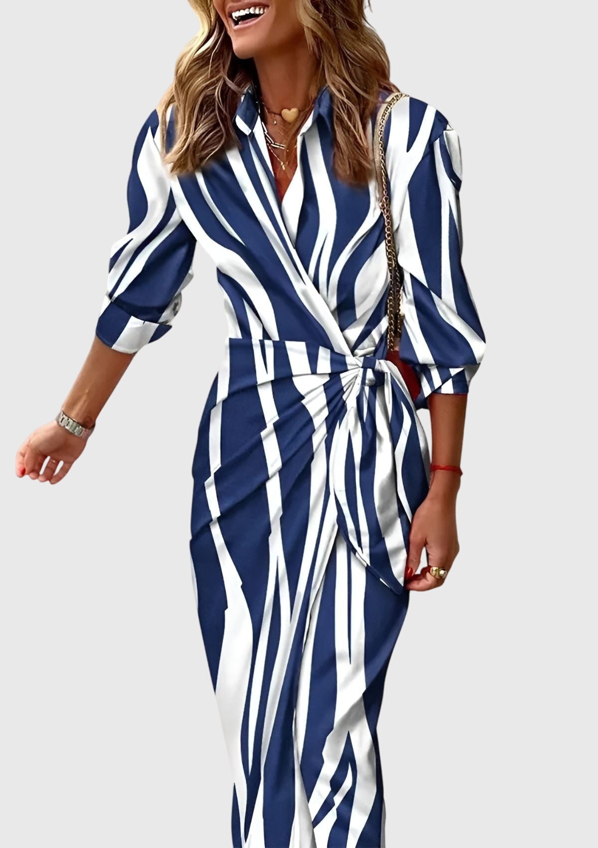Harper | Printed Wrap Dress