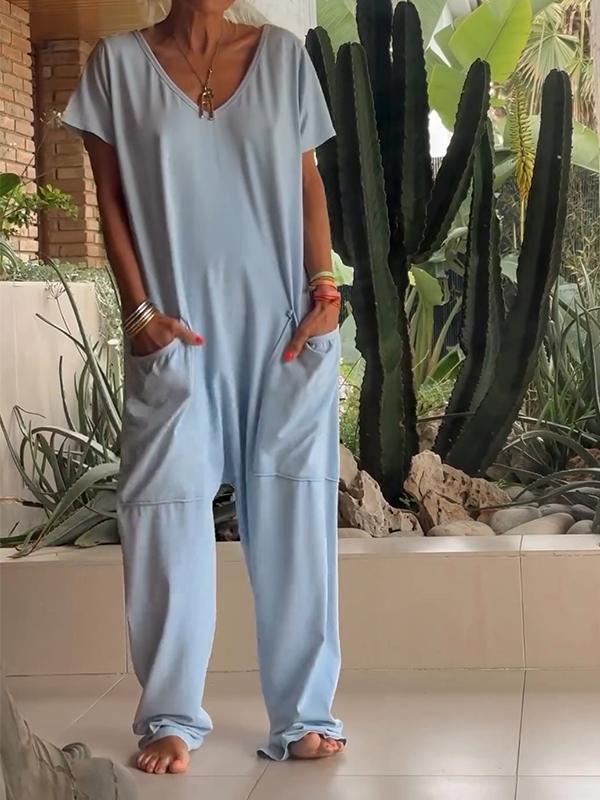 Ayla V-neck Jumpsuit