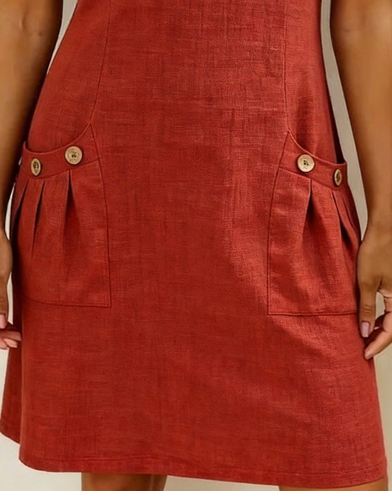Scarlett | Cotton-Linen Dress
