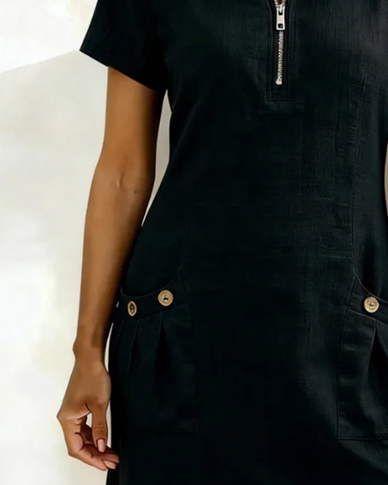 Scarlett | Cotton-Linen Dress