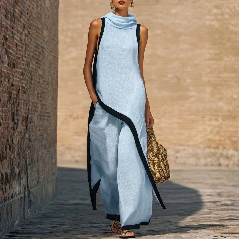 LEONORA | ELEGANT LINEN JUMPSUIT