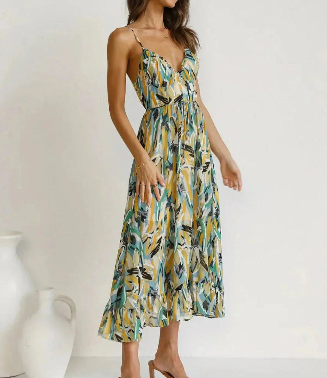 Jasmine | Shimmering Midi Dress