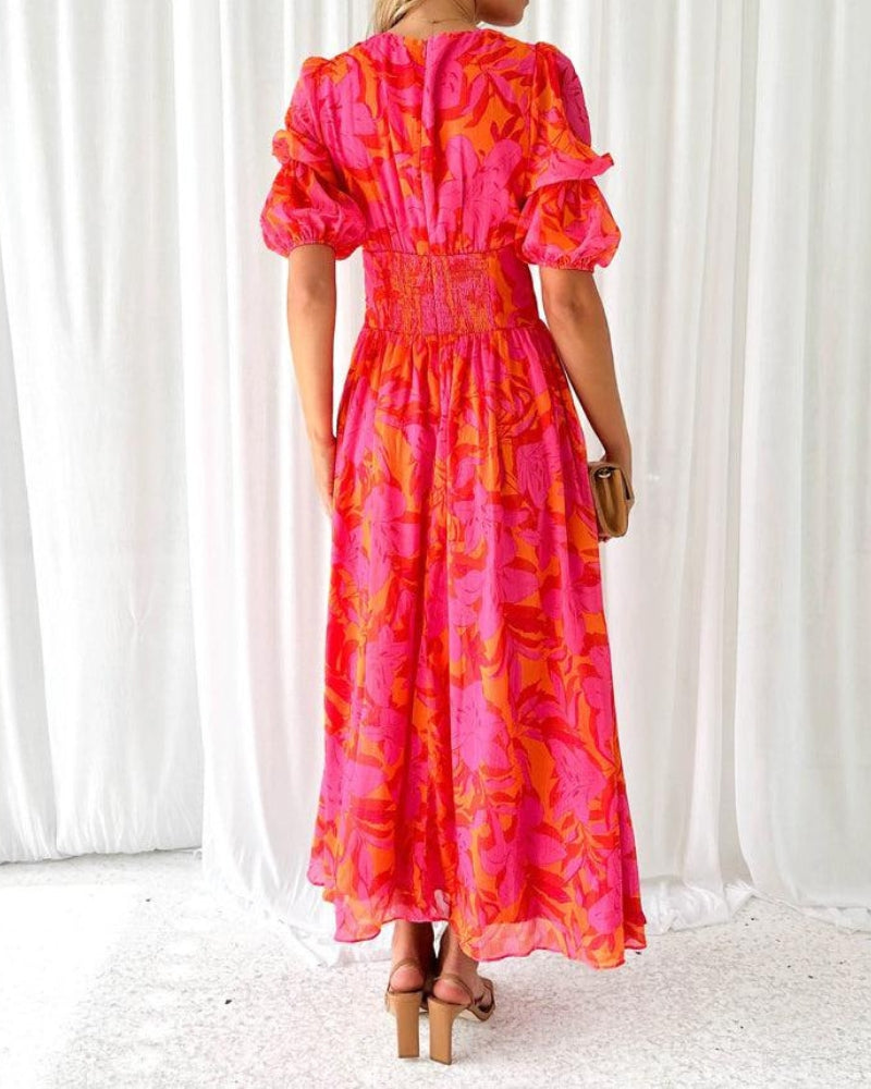 Maya | V-Neck Maxi Dress