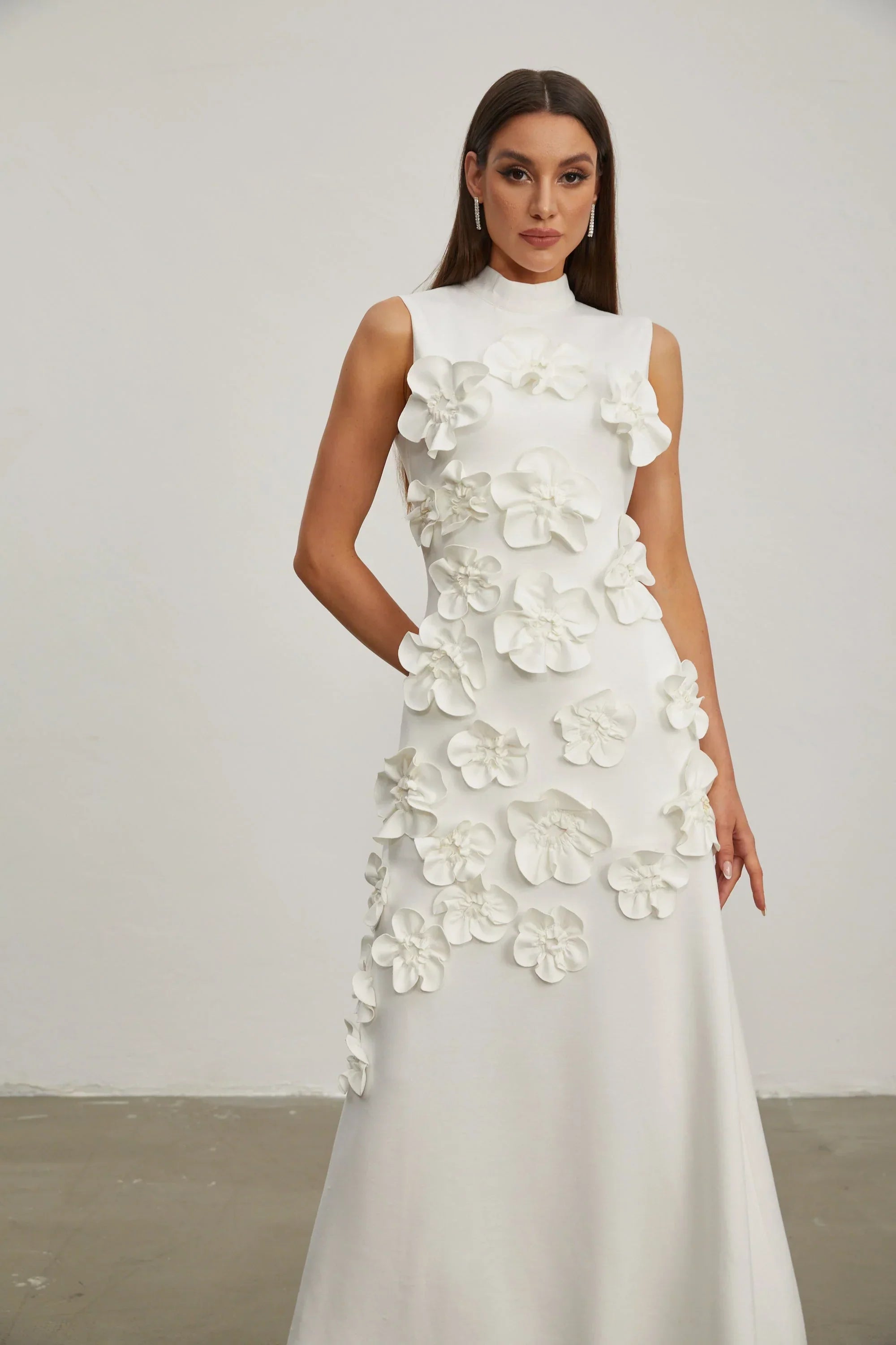 Amara | Embroidered Maxi Dress