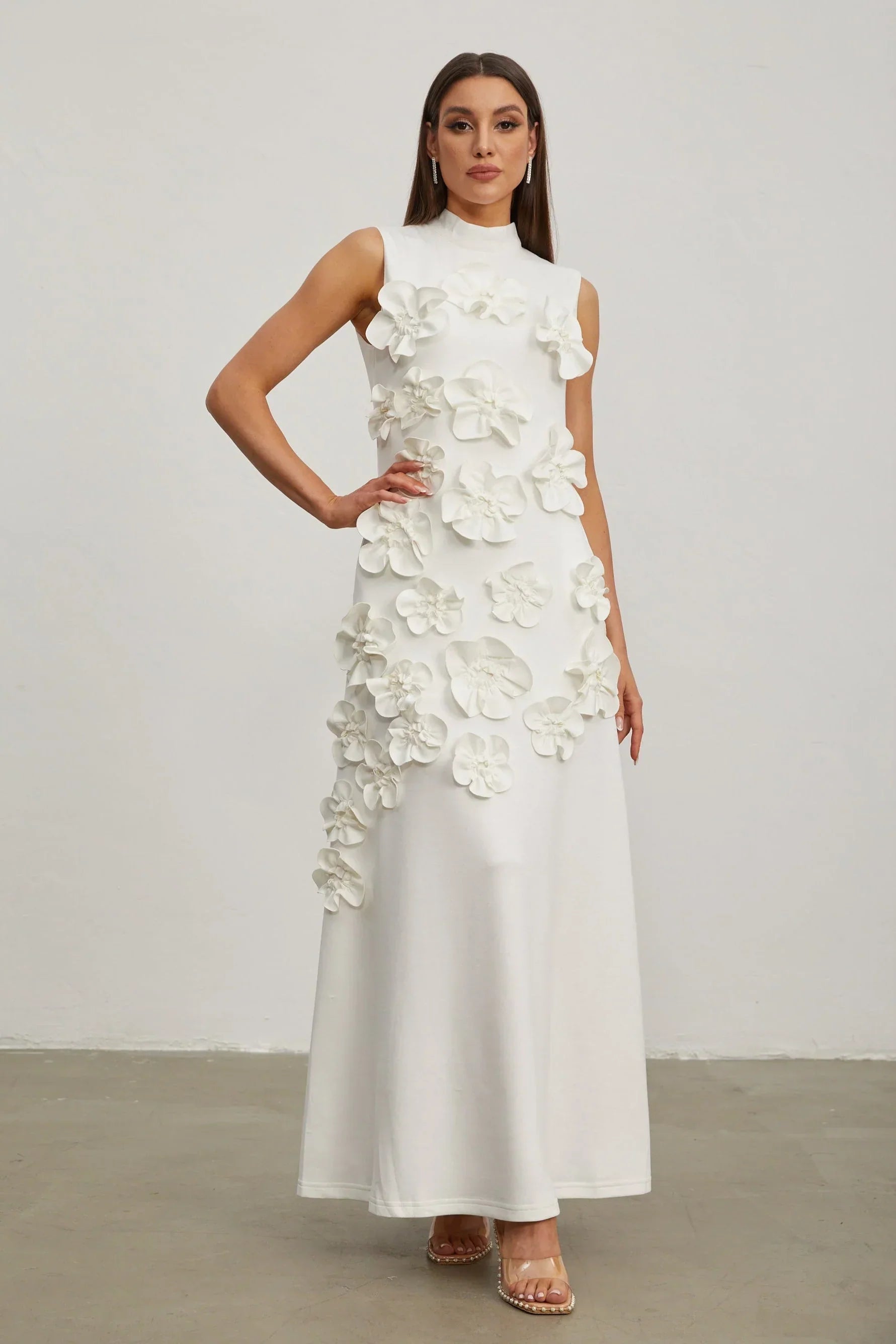 Amara | Embroidered Maxi Dress