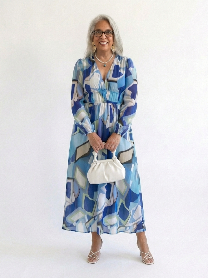 Naomi | Long-Sleeve Maxi Dress