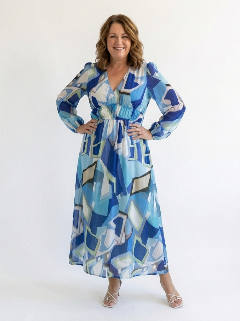 Naomi | Long-Sleeve Maxi Dress