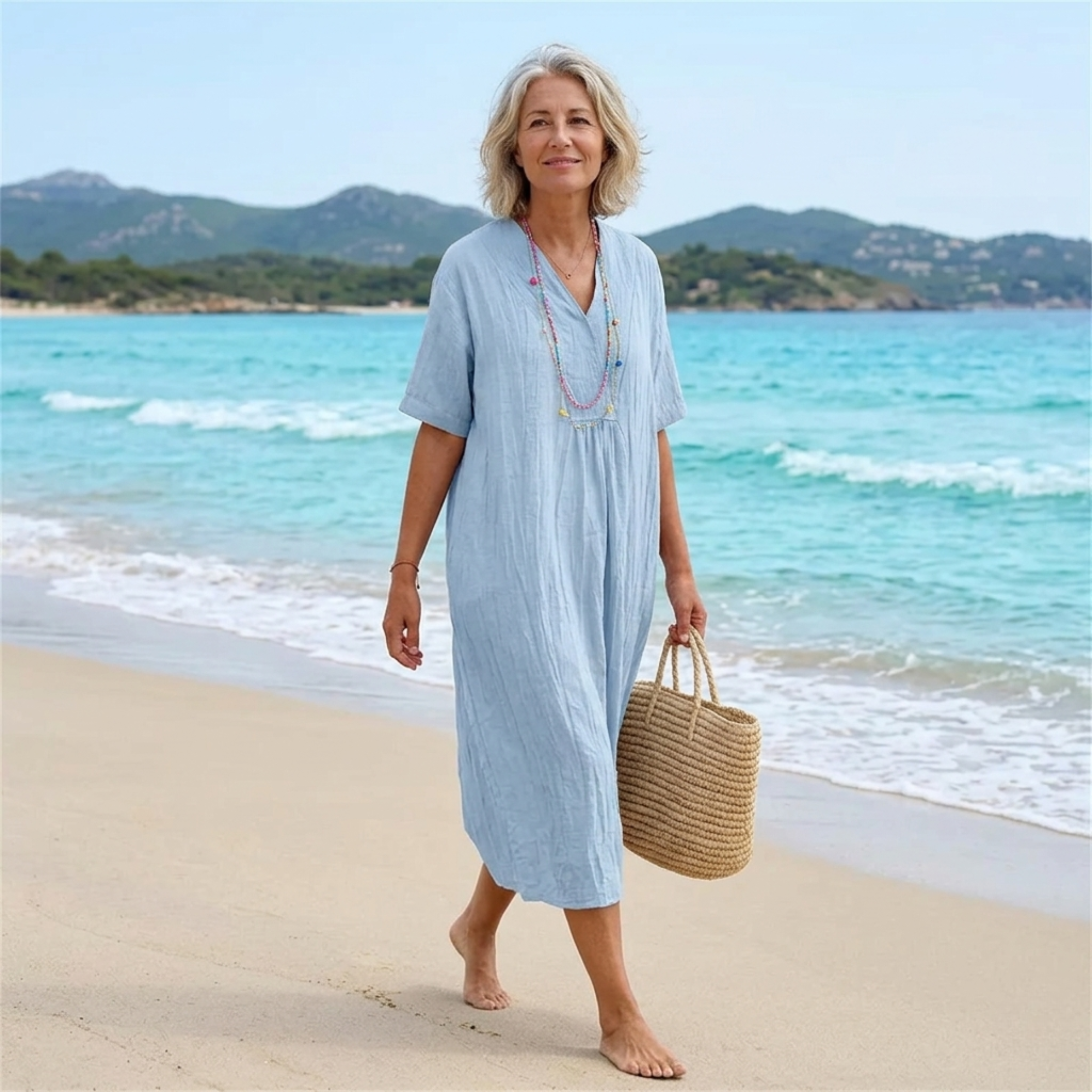 Silvanaâ„¢ | Relaxed Textured Maxi Dress