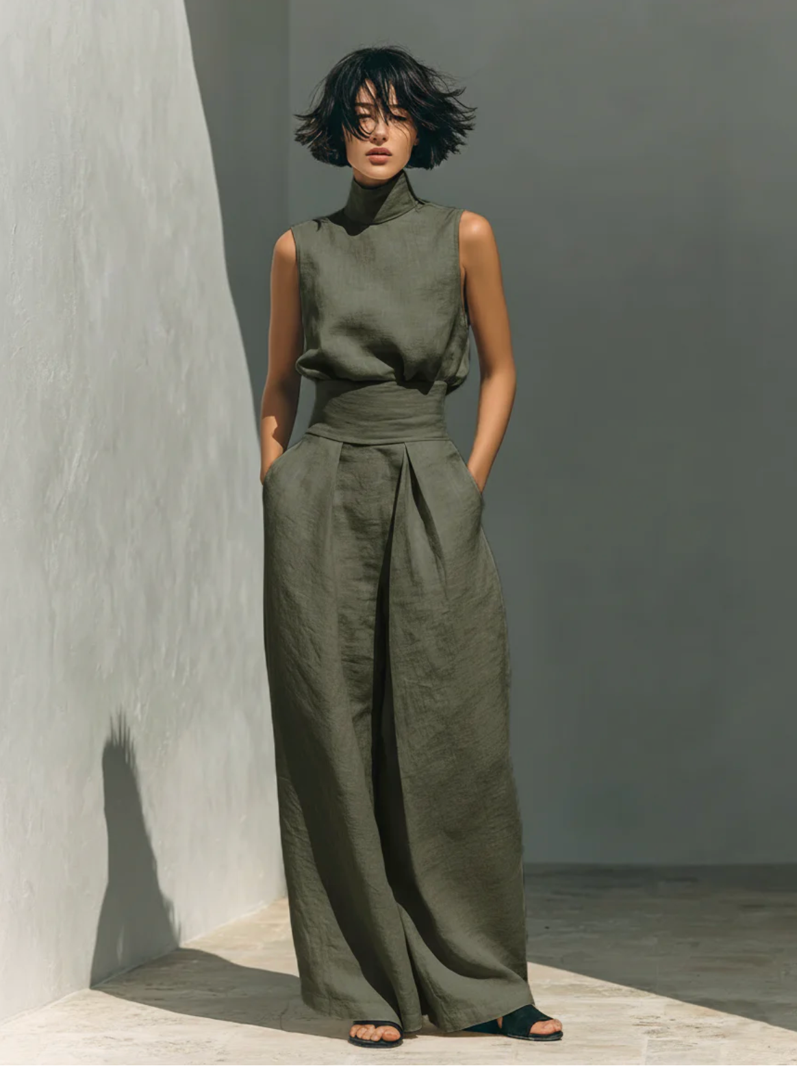 Harper | Two-Piece Cotton-Linen Set