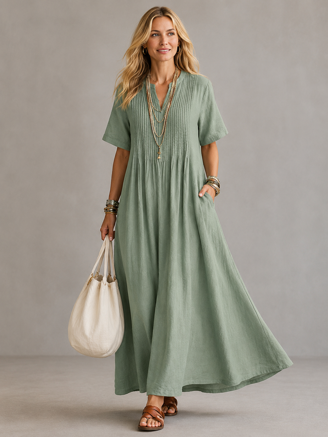 Nathaliaâ„¢ | Pleated Dress