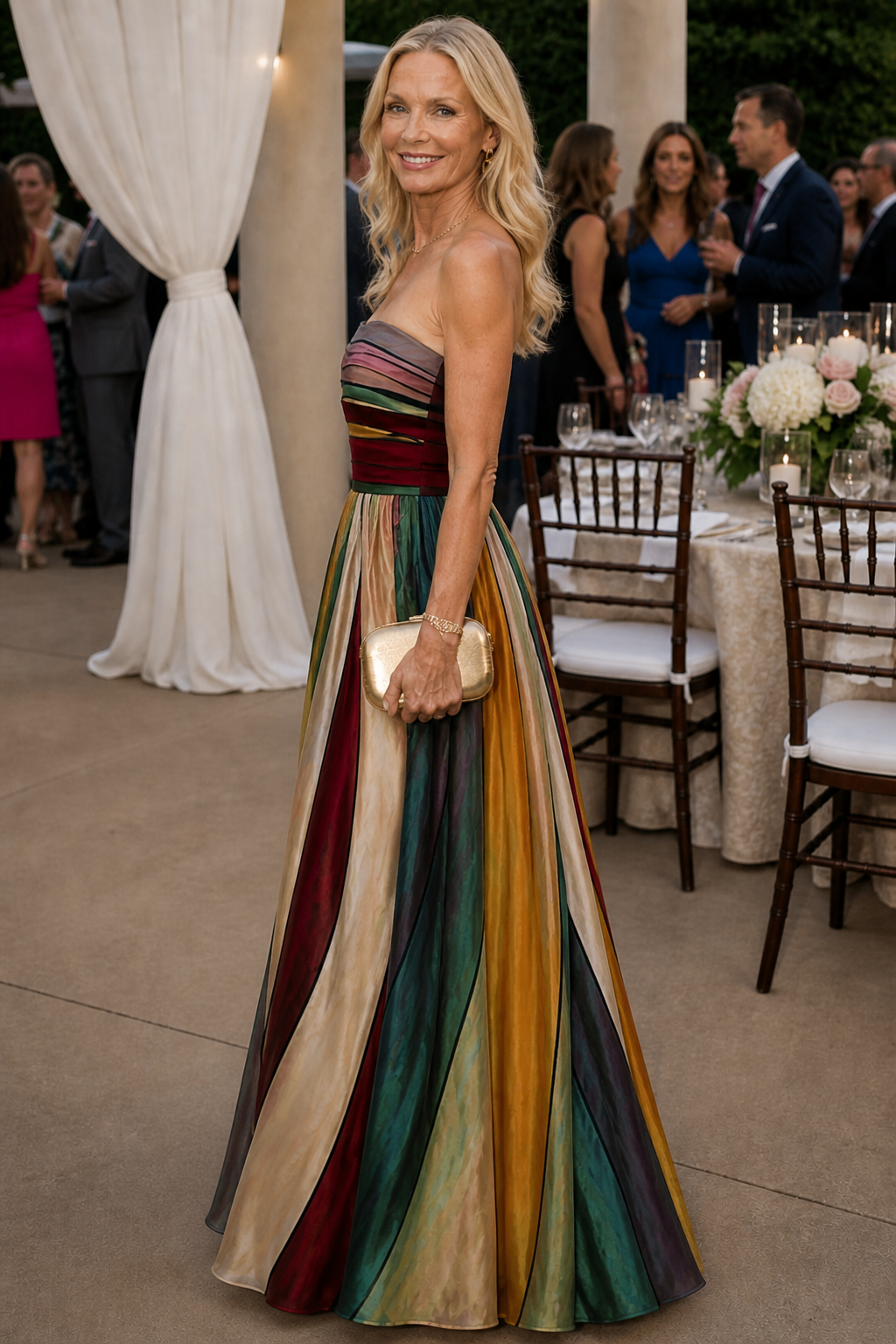 Lightweight Strapless A-Line Dress