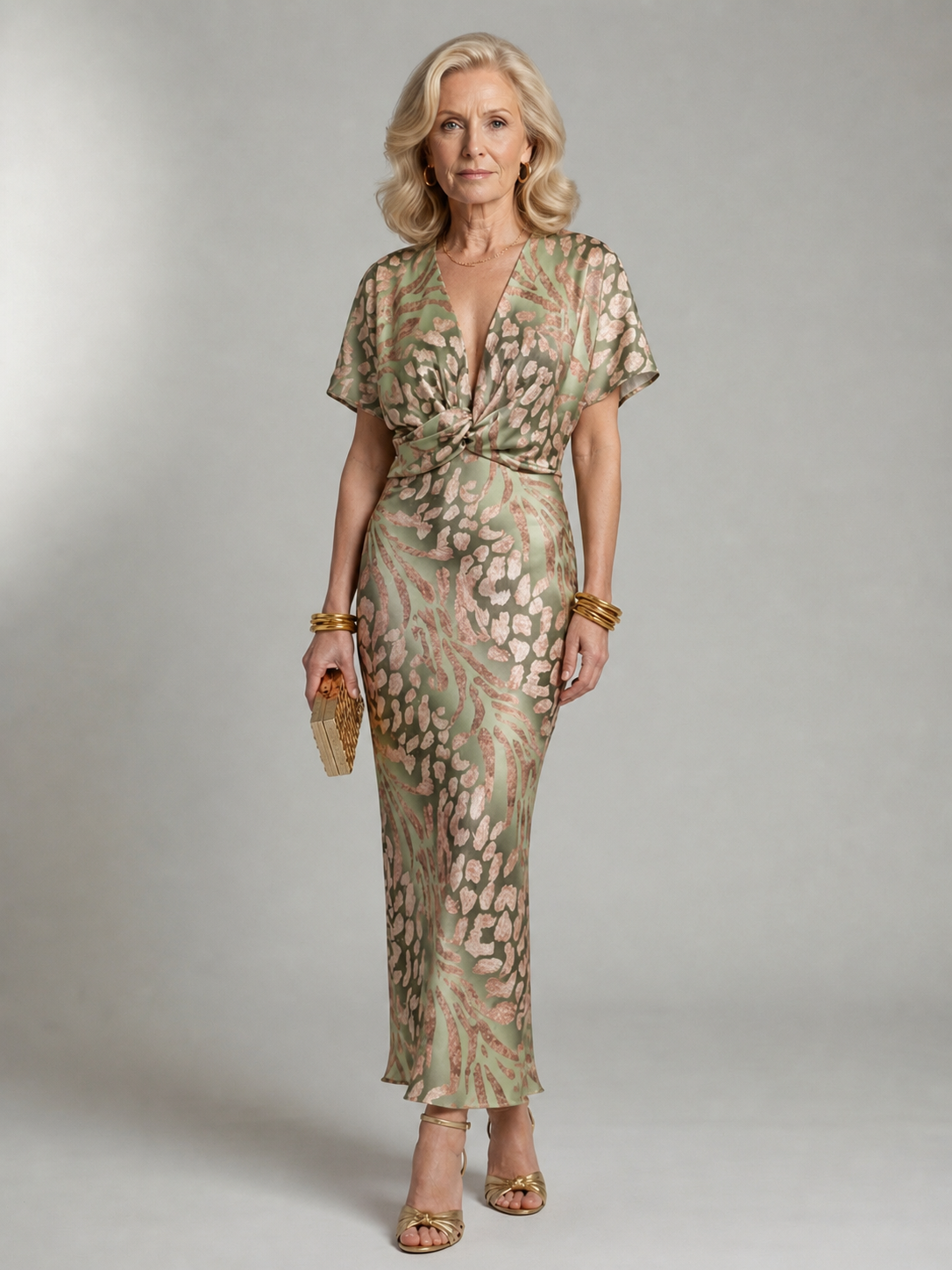 Marisol | Twist-Waist Midi Dress