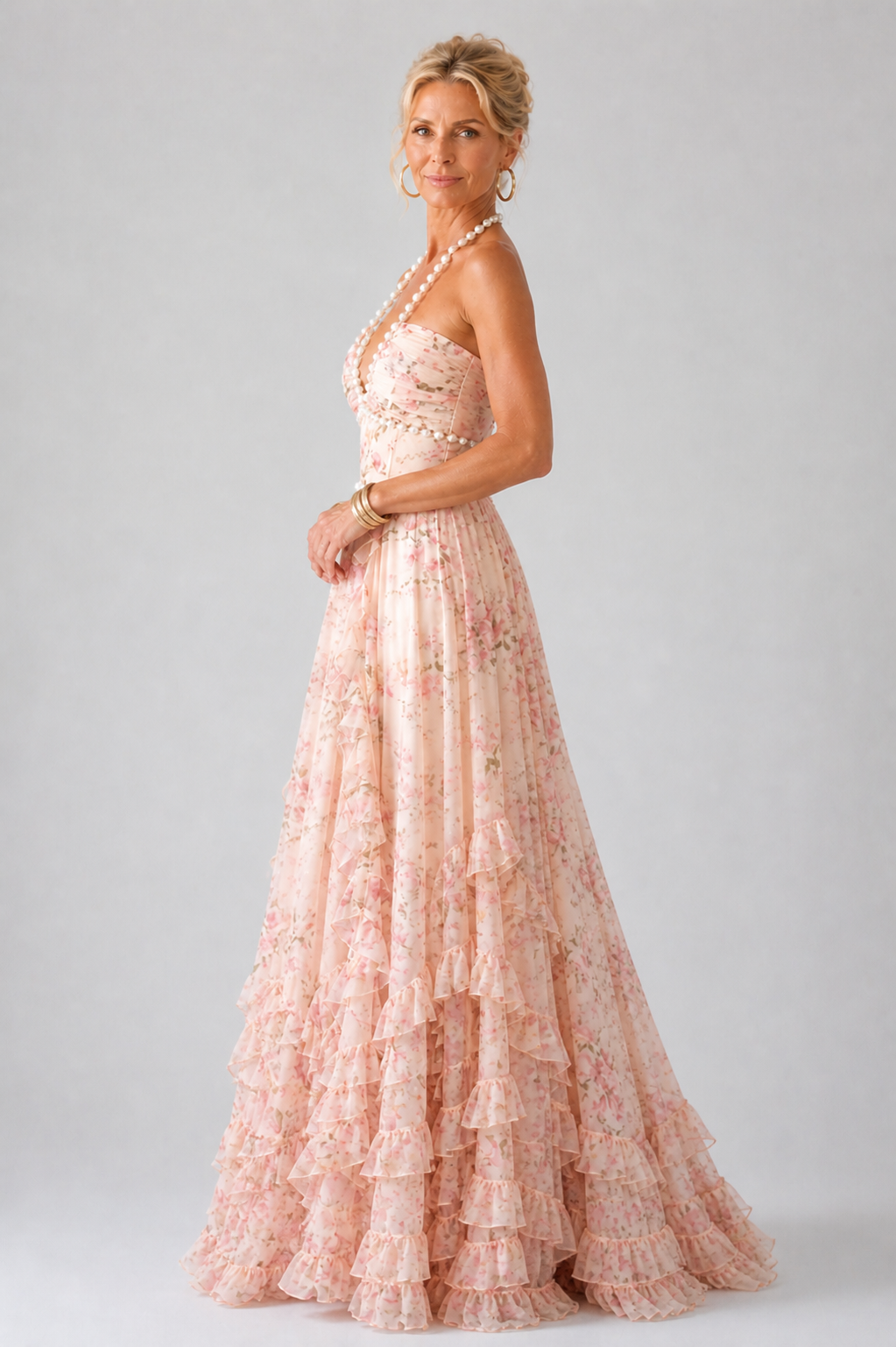 Minimalist Woven Mid-Length Dress