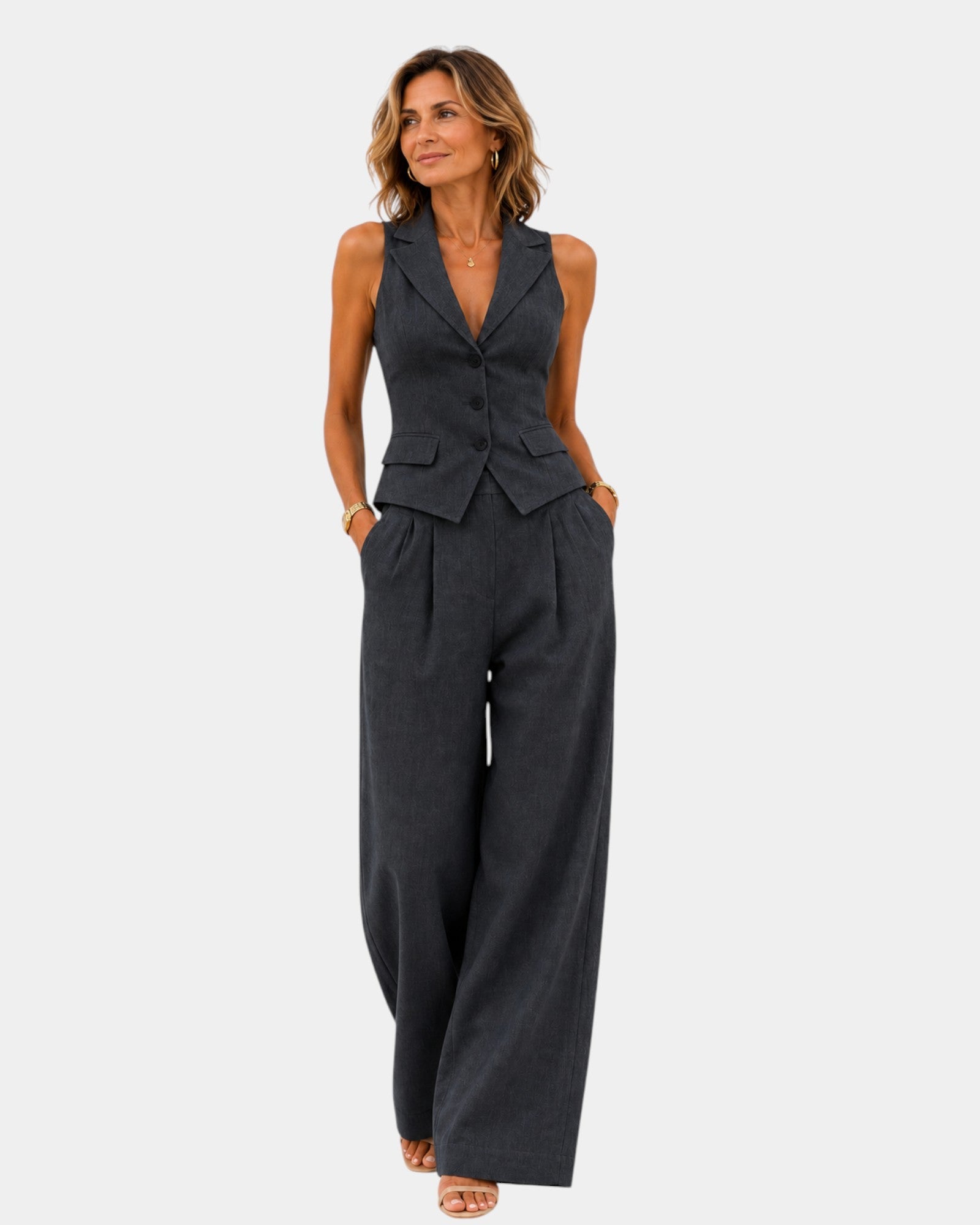 Clarine | Pant and Vest Set