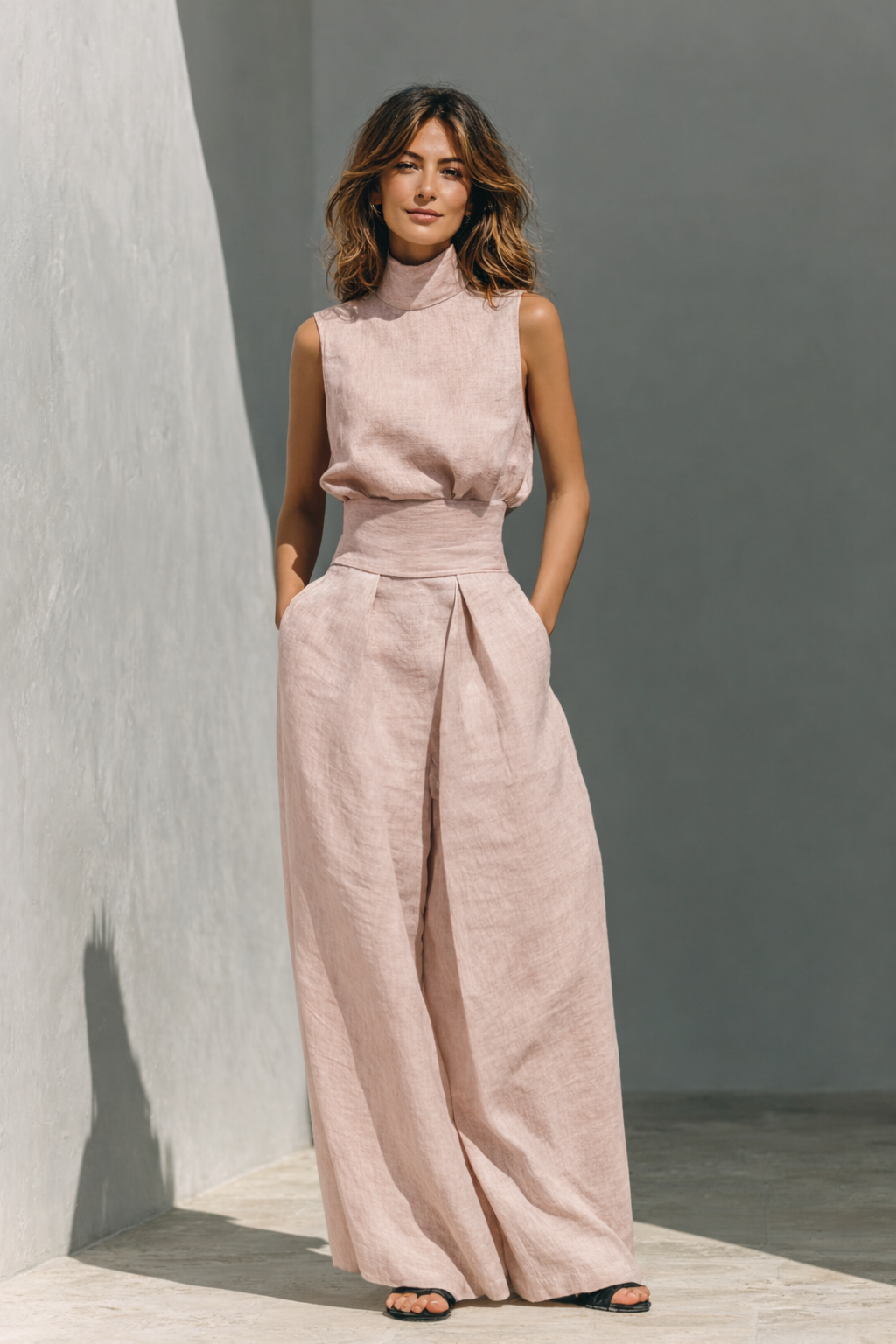 Harper | Two-Piece Cotton-Linen Set