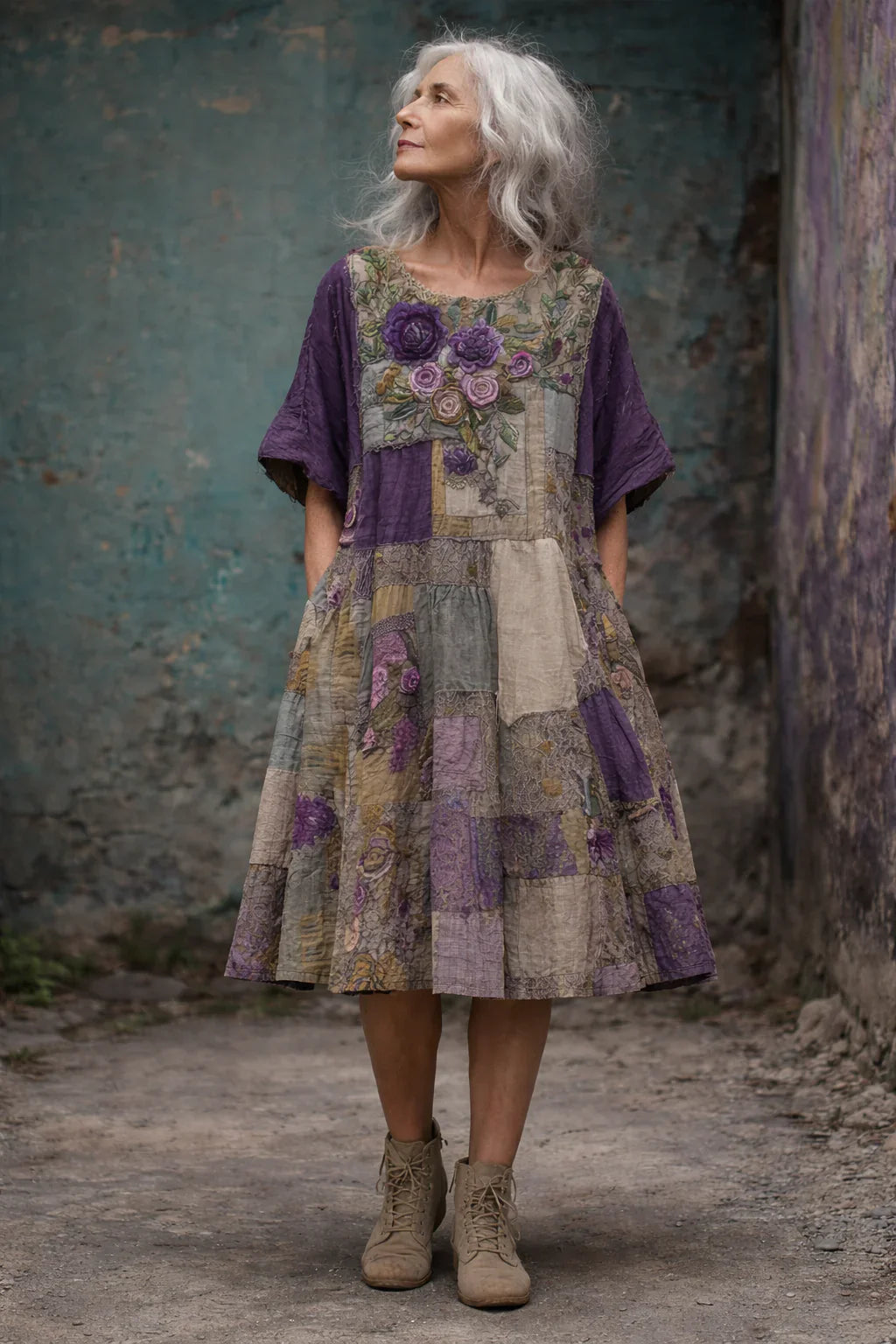 Nora | Embroidered Boho Dress