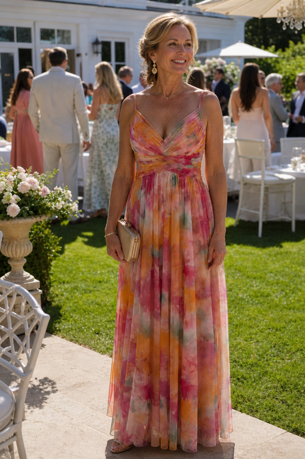 Maya | Sleeveless Wrap Maxi Dress