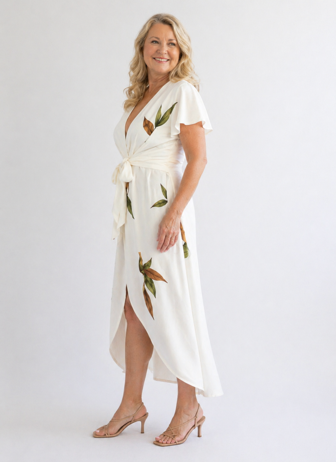 Floral Wrap Dress