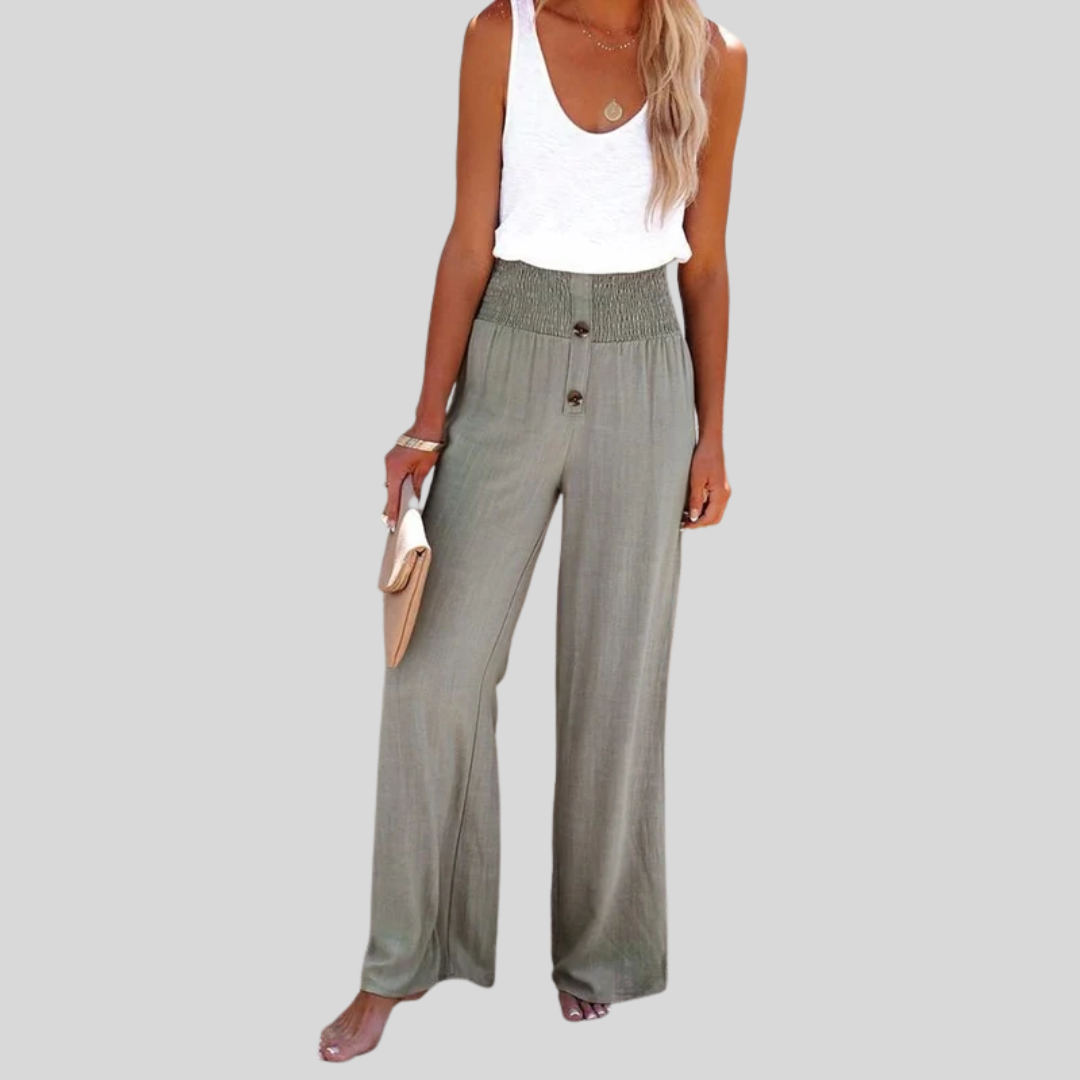 Evelyn | High-Waisted Relaxed Pants