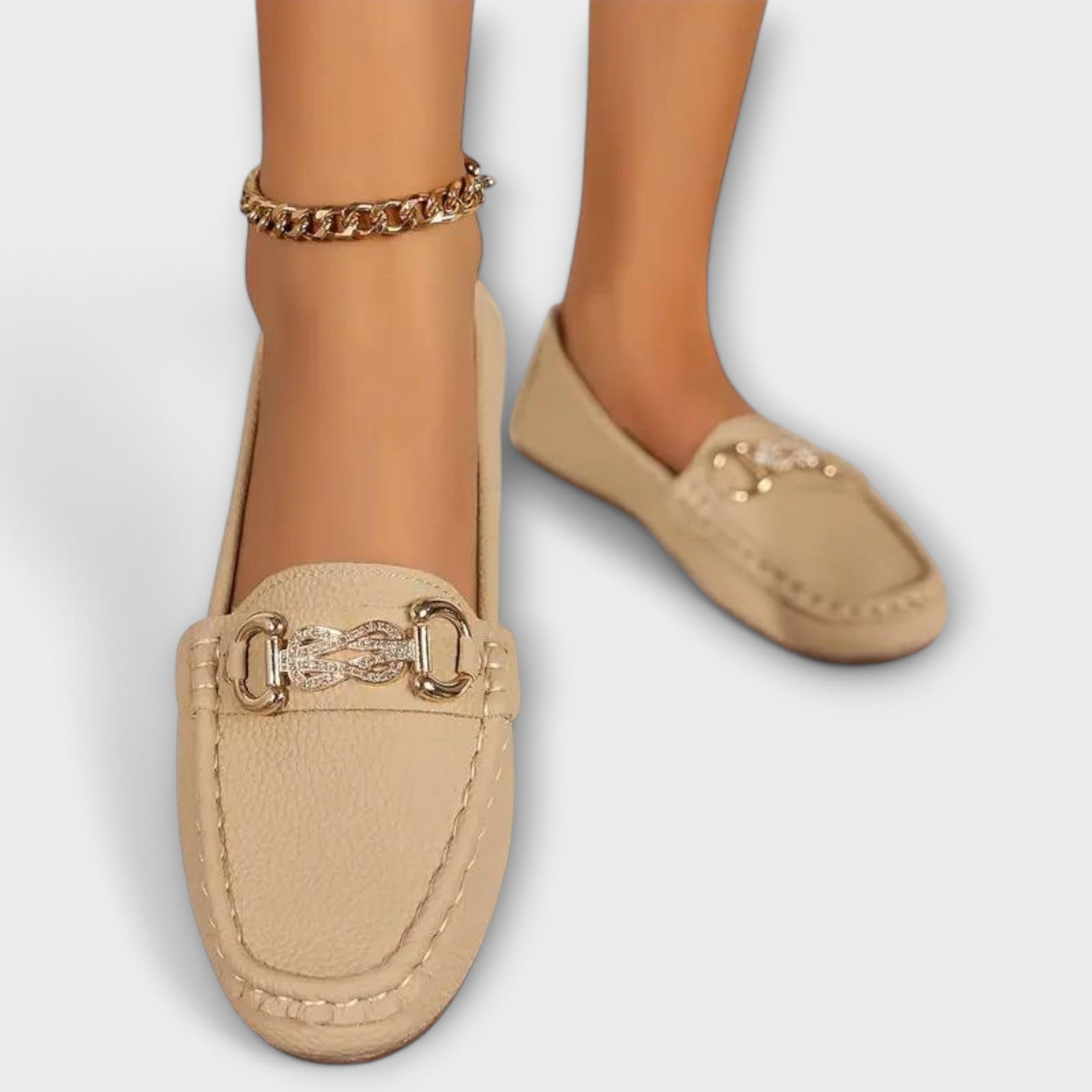 Leather Slip-On Loafers