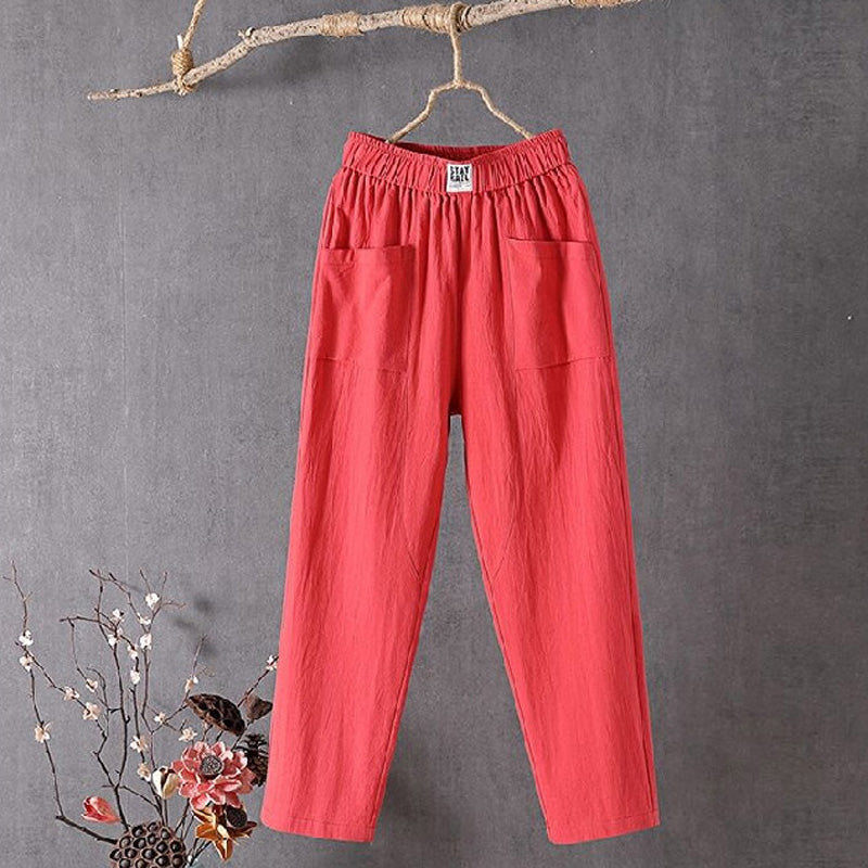 Camila | Relaxed Pants with Drawstring Waist
