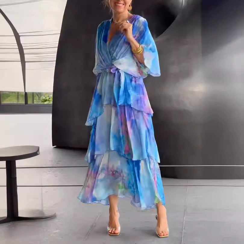 Naomi | Layered Floral Sundress