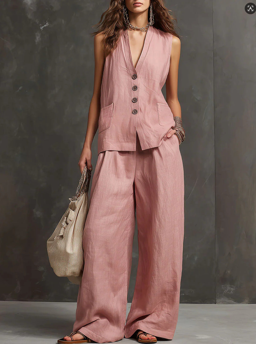 M&H | Two-Piece Set, Airy Minimalist Silhouette