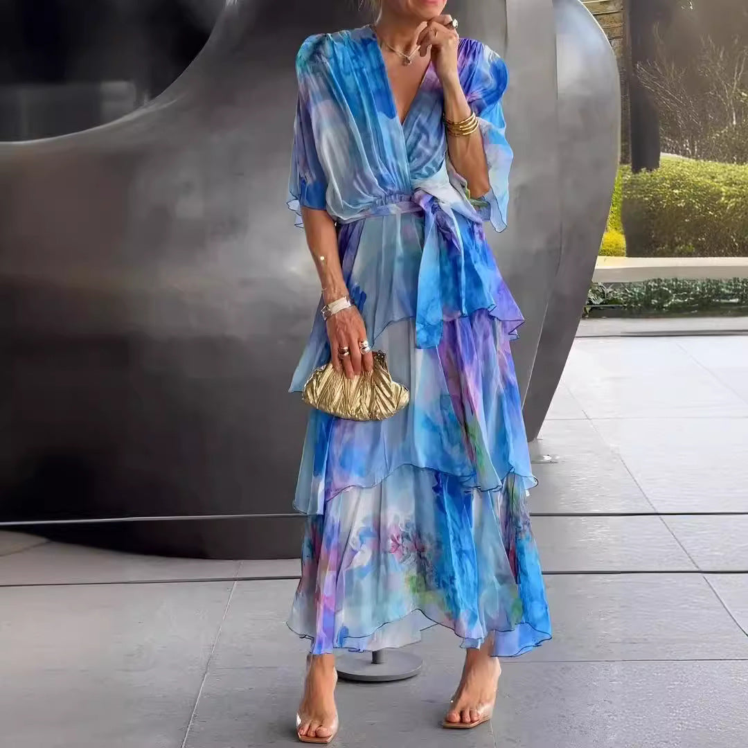 Naomi | Layered Floral Sundress