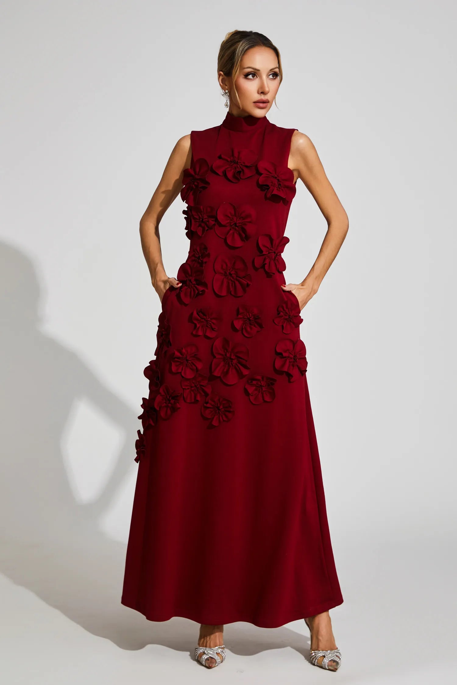 Amara | Embroidered Maxi Dress