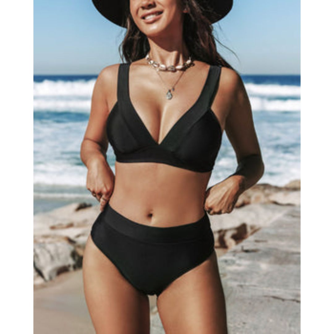 Olivia | High Waist Swimsuit