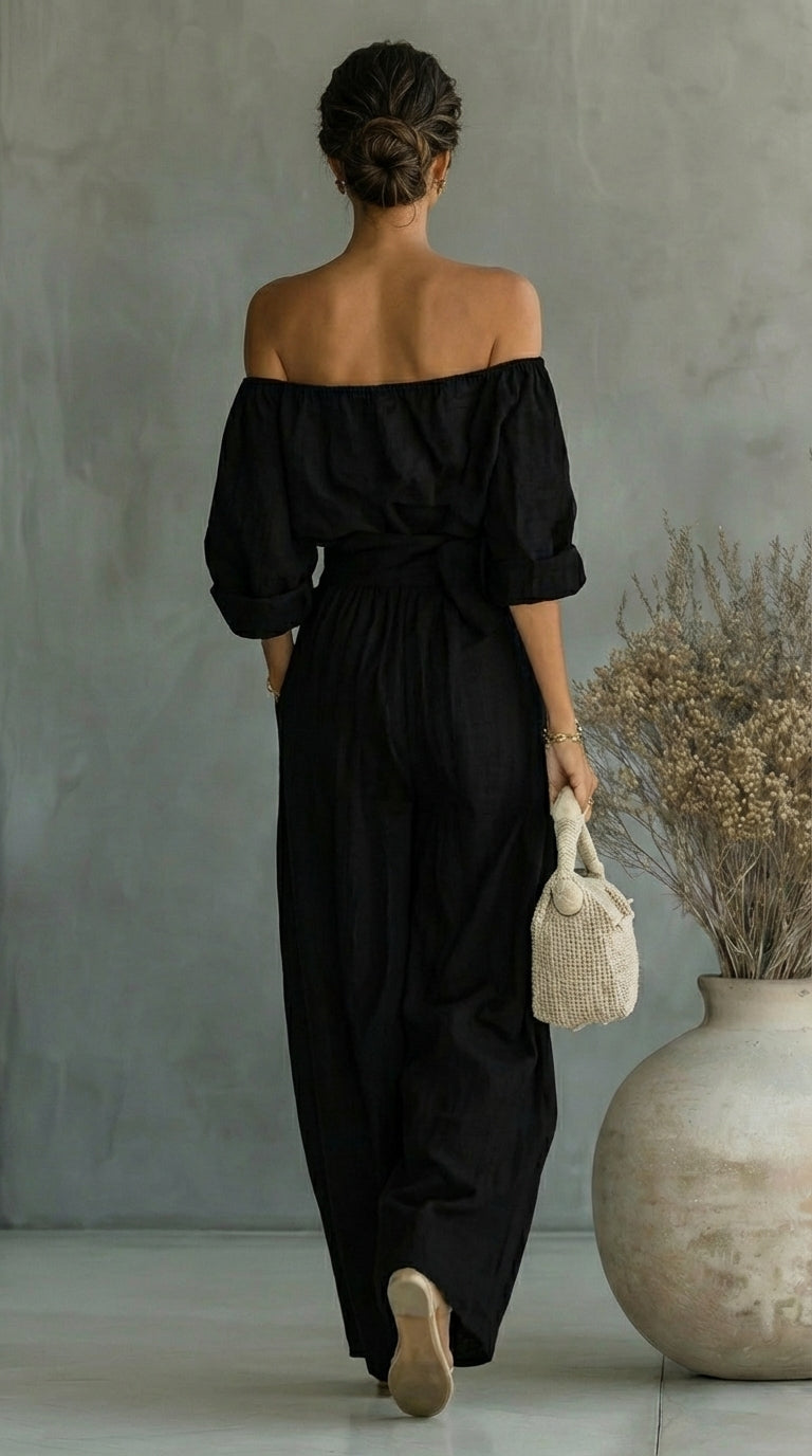 Sabrina | Two-Piece Set, Linen-Effect