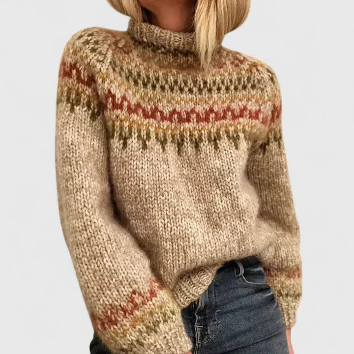 Nordic-Inspired Knit Sweater