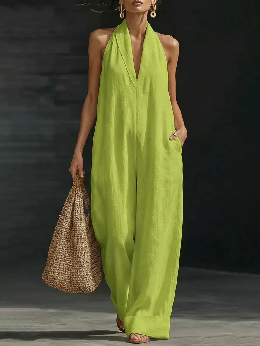 Marisol | Summer Cross-Neck Jumpsuit