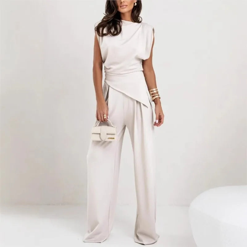 Harper | Two-Piece Set with Wide-Leg Pants