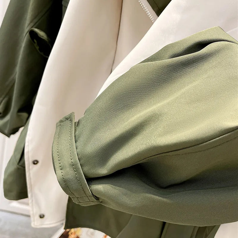Water-Repellent Double-Layer Windbreaker Jacket
