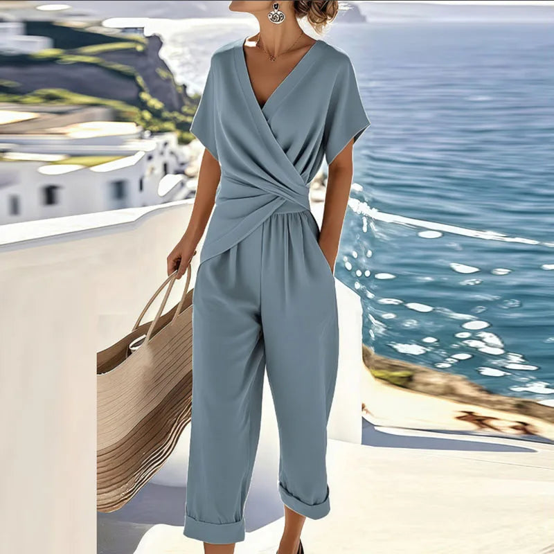 M&H | Linen Blend Two-Piece Set