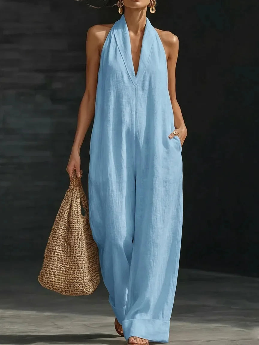 Marisol | Summer Cross-Neck Jumpsuit